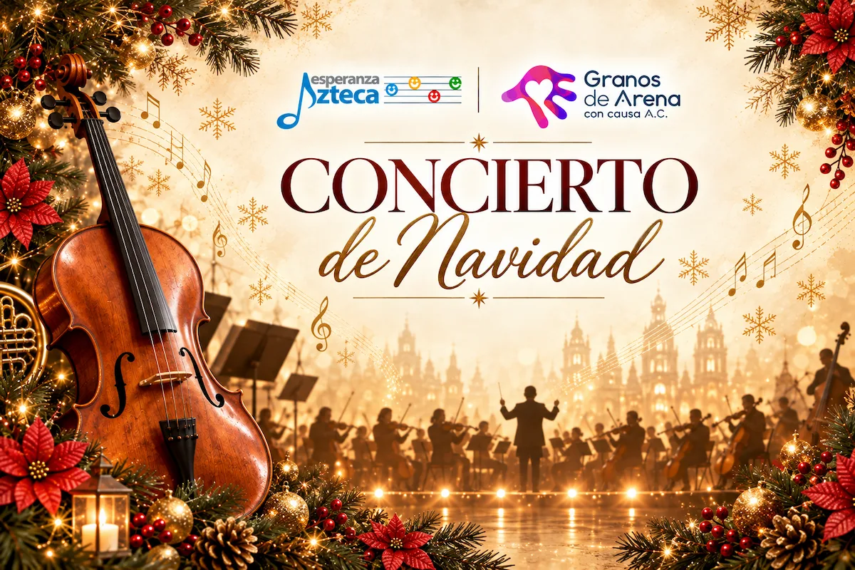 Concierto de Navidad de Granos de Arena y Orquesta Esperanza Azteca